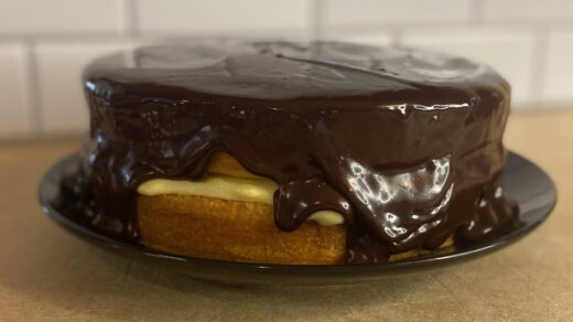 Boston Cream Pie Close Up