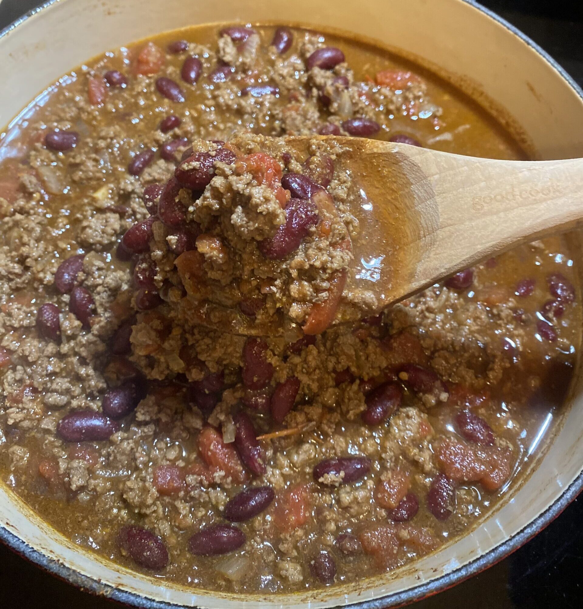 Hearty Chili in Dutch Oven