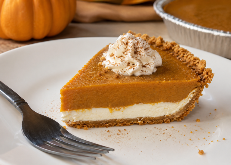 Double Layer Pumpkin Pie