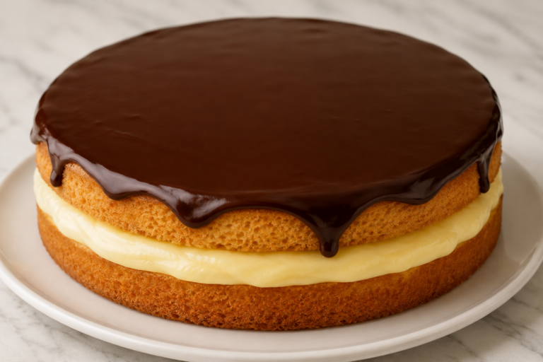 The Easiest Boston Cream Pie