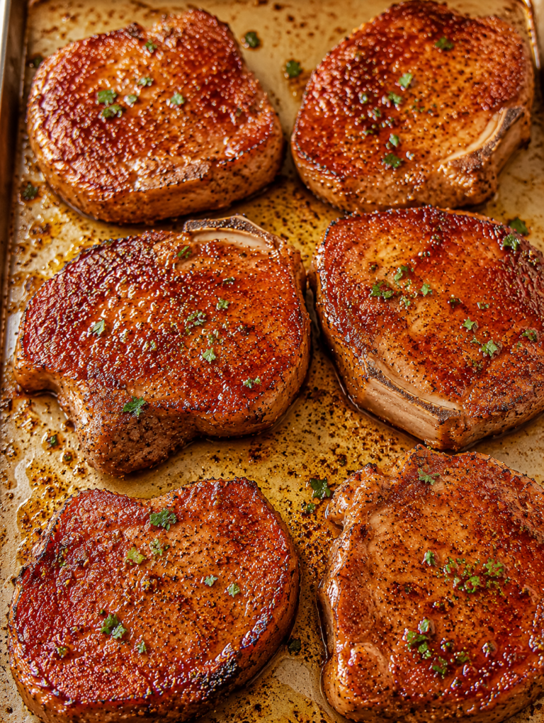Oven Baked Pork Chops